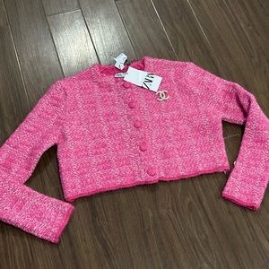 Zara pink cardigan
